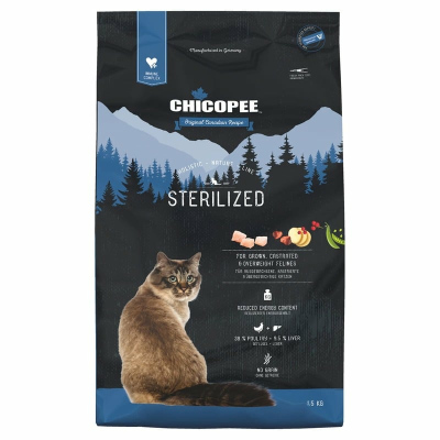 Chicopee HNL Cat Sterilized сухой корм для стерилизованных кошек 1,5 кг