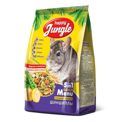Happy Jungle Корм для шиншилл (400 г.)