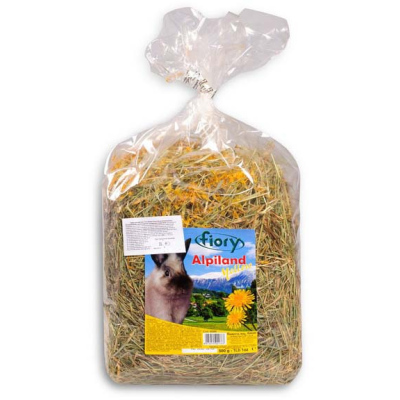 Fiory сено Alpiland Yellow с одуванчиком для грызунов (500 г.)