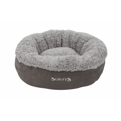 SCRUFFS лежанка для кошек круглая Cosy (45 х 45 х 16 см., Серый)
