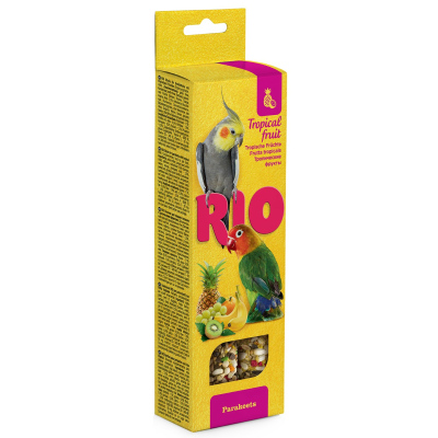 RIO Палочки для средних попугаев с тропическими фруктами (75 г.)