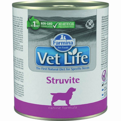 Farmina Vet Life Dog Struvite влажный корм для взрослых собак при МКБ струвитного типа с курицей 300 г (6 шт в уп)