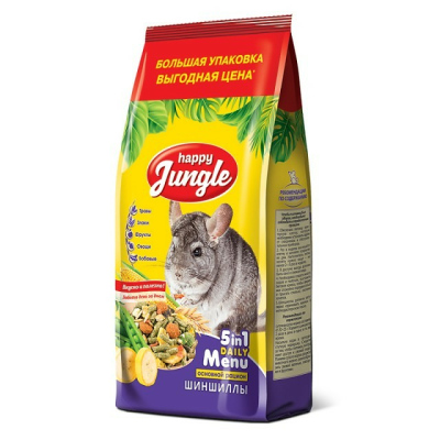 Happy Jungle Корм для шиншилл (900 г.)