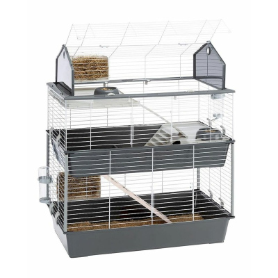 Ferplast Barn 100 Double клетка для кроликов, двухэтажная, белая 95x57xh121 см Словакия 1 уп. х 1