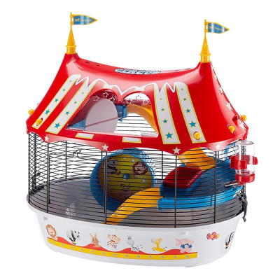 Ferplast Circus Fun клетка для хомяков, модульная, черная 49,5x34xh42,5 см Словакия 1 уп. х 1 шт.