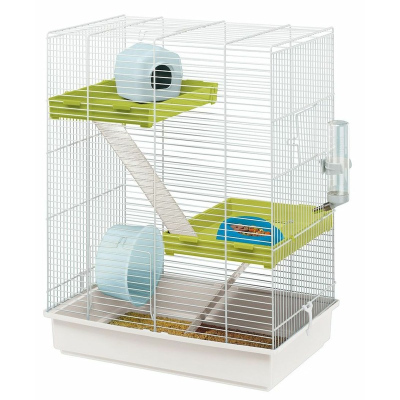 Ferplast Hamster Tris клетка для хомяков, белая 46x29xh58 см Словакия 1 уп. х 1 шт. х 2.57 кг