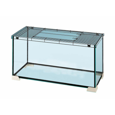 Ferplast Jerry 81 клетка для грызунов, стеклянная 81,7x46,9xh43,1 см Италия 1 уп. х 1 шт. х 16.14 кг