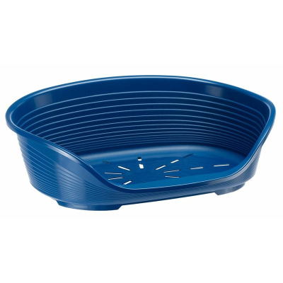 Ferplast Siesta Deluxe лежак для кошек и мелких собак, синий размер 2, 49x36x17,5 см