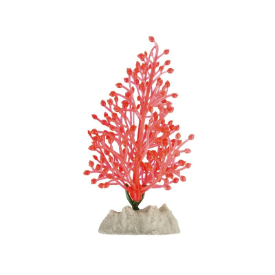 Glofish растение для аквариума пластиковое флуоресцентное оранжевое 13 см Китай 1 уп. х 1 шт.