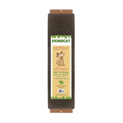 Homecat когтеточка с кошачьей мятой средняя 65х12 см для всех возрастов Россия 1 уп. х 1 шт.