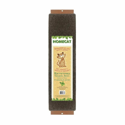 Homecat Венге когтеточка с кошачьей мятой средняя 65х12 см для всех возрастов Россия 1 уп. х 1 шт.