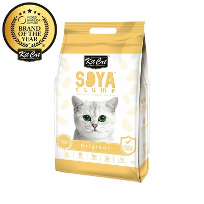 Kit Cat SoyaClump Soybean Litter соевый биоразлагаемый комкующийся наполнитель 7 л