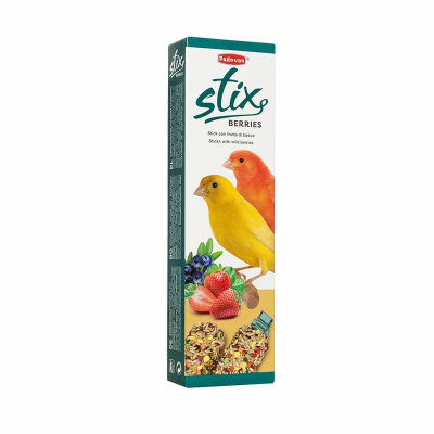Лакомство палочки Padovan Berries для канареек ягодные 80 г для взрослых Италия 1 уп. х 1 шт.
