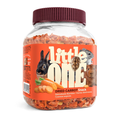 Little One лакомство для грызунов сушеная морковь 200 г Россия 1 уп. х 1 шт. х 0.23 кг