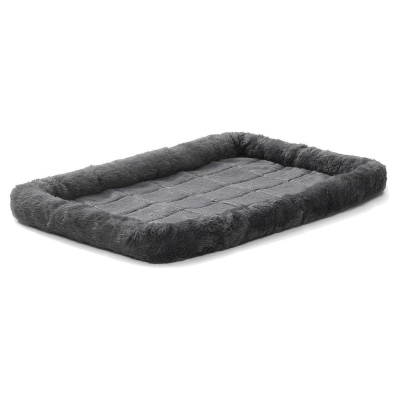 MidWest лежанка Pet Bed меховая 61х46 см серая породы среднего размера Китай 1 уп. х 1 шт.