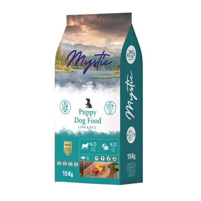 Mystic Puppy Dog Food Lamb Rice полнорационный сухой корм для щенков, с ягненком и рисом