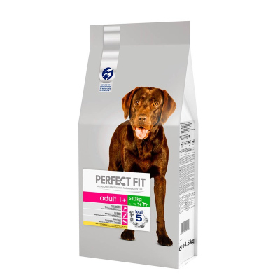 Perfect Fit сухой корм для взрослых собак средних и крупных пород старше одного года с курицей 14,5 кг