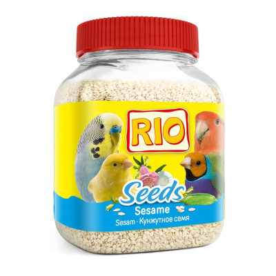 Rio лакомство для птиц кунжут 250 г Россия 1 уп. х 1 шт. х 0.295 кг