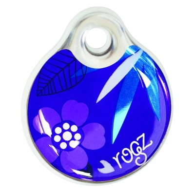 Rogz ID Tag Small Purple Forest S адресник пластиковый готовый к пользованию, фиолетовый, 27