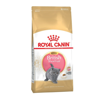 Royal Canin British Shorthair Kitten полнорационный сухой корм для котят породы британская короткошерстная 2 кг