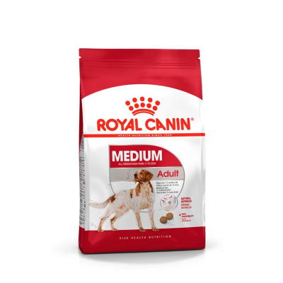 Royal Canin Medium Adult полнорационный сухой корм для взрослых собак средних пород с 12 месяцев до 7 лет