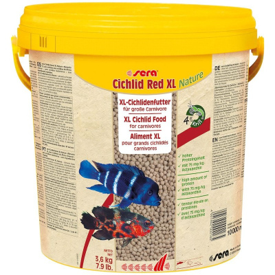 Sera Cichlid Red XL Корм для цихлид крупных размеров для взрослых рыб Импортный корм 1 уп. х 1 шт.
