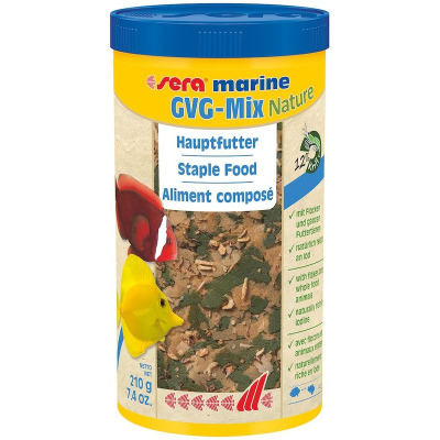 Корм Sera GVG-Mix Marin Nature для морских рыб 1000 мл, 210 г Импортный корм 1 уп. х 1 шт.