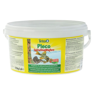 Корм Tetra Pleco Spirulina Wafers для сомов крупные чипсы 3,6 л Импортный корм 1 уп.