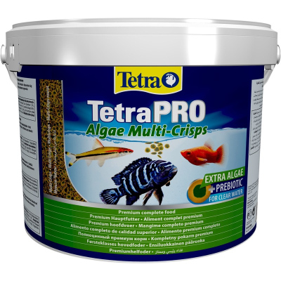 Корм Tetra Pro Algae Crisps растительный для всех видов рыб в чипсах Импортный корм