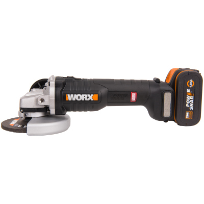 Углошлифовальная машина WORX WX812 (АКБ 4 Ач, ЗУ 2 А)