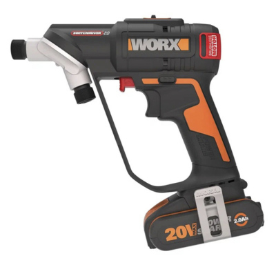 Дрель-шуруповерт аккумуляторная бесщеточная WORX Switchdriver 2.0 WX177, 50Нм, 20В, 2Ач x1, кейс