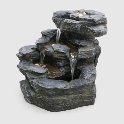 Фонтан Haomei Fountain водопад с подсветкой 46х41.5х43.5 см