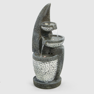 Фонтан Haomei Fountain чаши с подсветкой 29.5х30х74 см