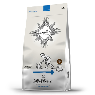 Сухой корм для кошек Craftia Galena Gastrointestinal Сare для взрослых кошек при заболеваниях ЖКТ 1,4 кг