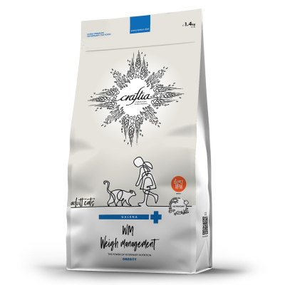 Сухой корм для кошек Craftia Galena Cat Weight Management Care для взрослых кошек при избыточном весе 1,4 кг