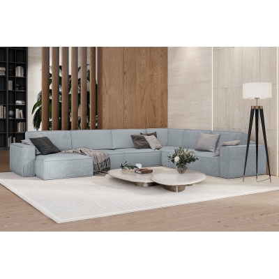 Модульный диван Этен 4 Vertical Silver