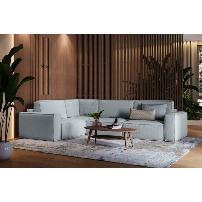 Модульный диван Этен 3 Vertical Silver