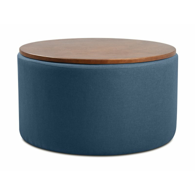 Пуф Арис-2 Textile Blue