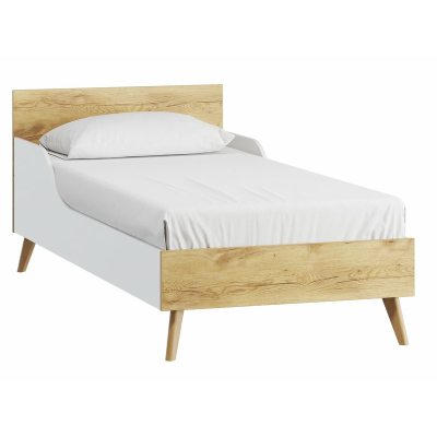 Кровать Нордик 90 Wood White
