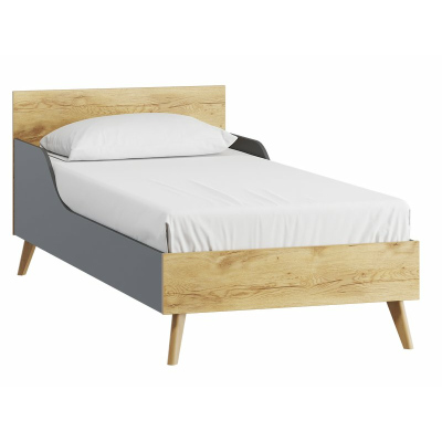 Кровать Нордик 90 Wood Grey