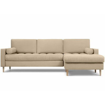 Диван угловой Плэнтис Velvet Beige