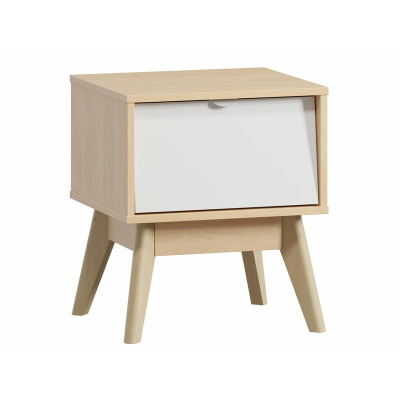 Тумба прикроватная Лесли Plywood White
