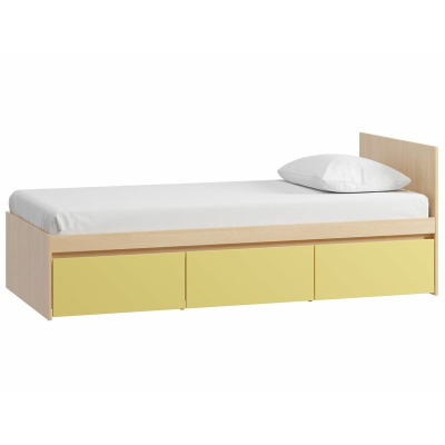 Кровать Пенни-1 90 Plywood Mustard