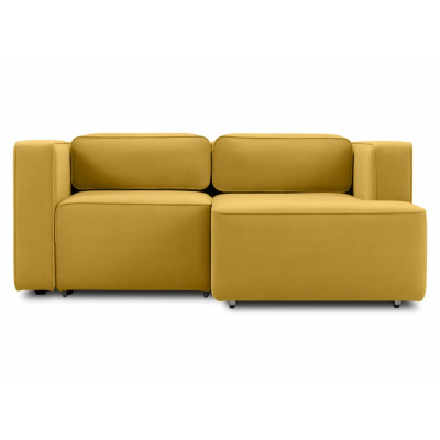 Диван угловой Аронт Мини Velvet Yellow