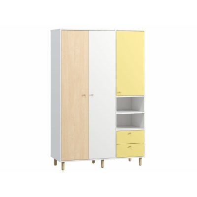 Распашной шкаф Дикинс-3 Mustard Plywood