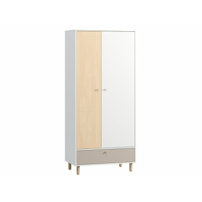 Распашной шкаф Дикинс-2 Latte Plywood