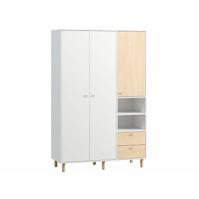 Распашной шкаф Дикинс-3 White Plywood
