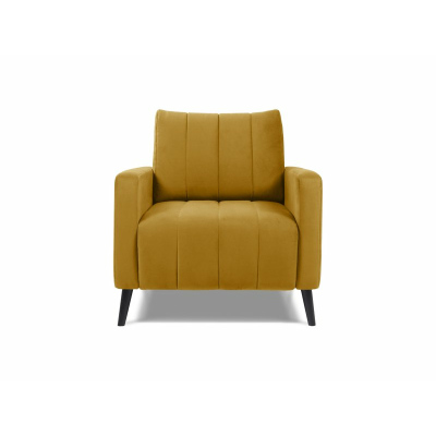 Кресло Маркфул Velvet Yellow