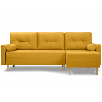 Диван угловой Нумо Velvet Yellow