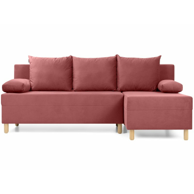 Диван угловой Амрано Velvet Coral